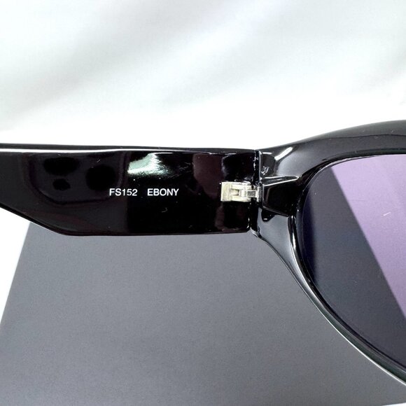 Vintage FENDI Oval Sunglasses, Black fs152 - Picture 6 of 13